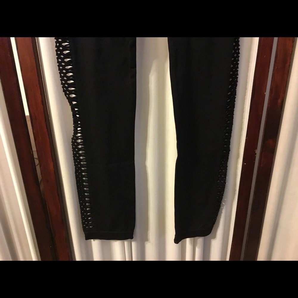 SOLD! Lot of 2 Pair of Black Leggings Both Small - Picture 6 of 8